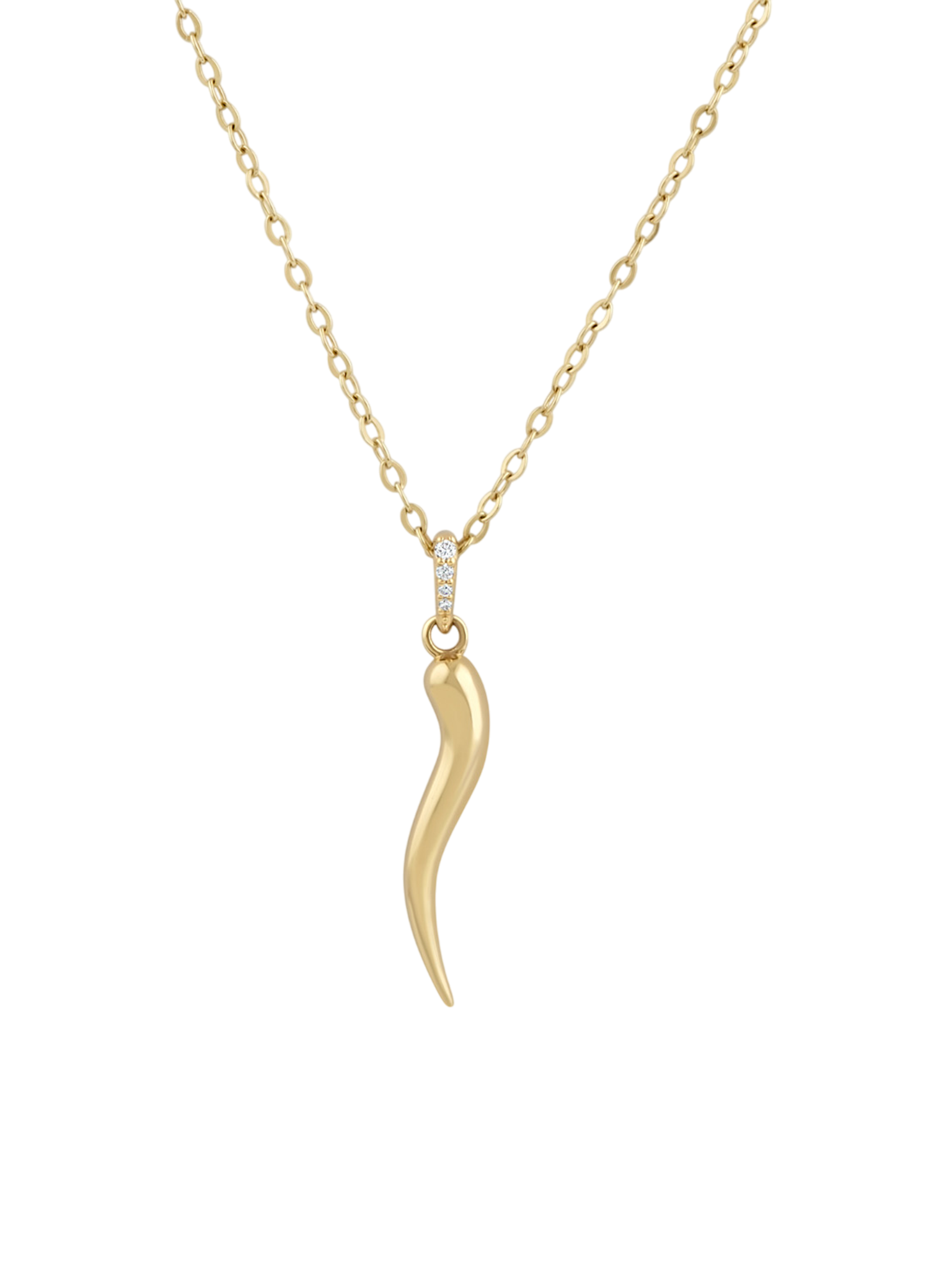 Toro horn charm pendant